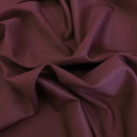 Flanella in poliviscosa - Bordeaux | tessuto per pantaloni