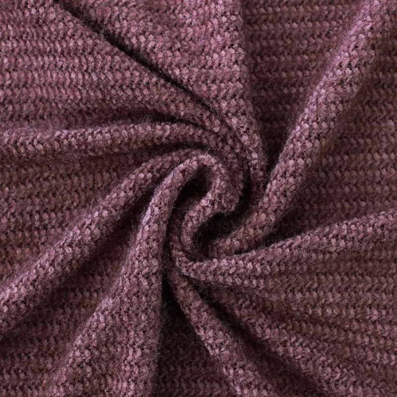 Maglia Treccia Lurex - rosa scuro | Tessuti alla Moda | iltessutaio.it