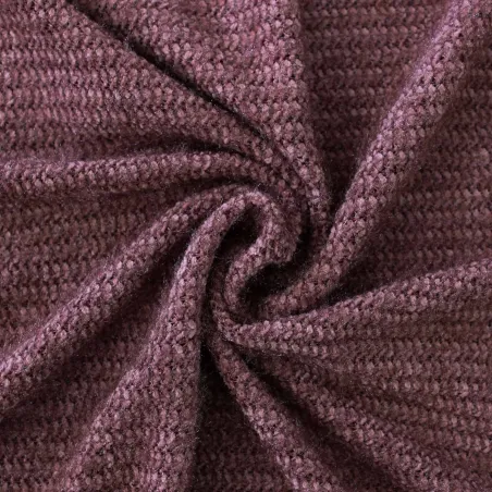 Maglia Treccia Lurex - rosa scuro | Tessuti alla Moda | iltessutaio.it