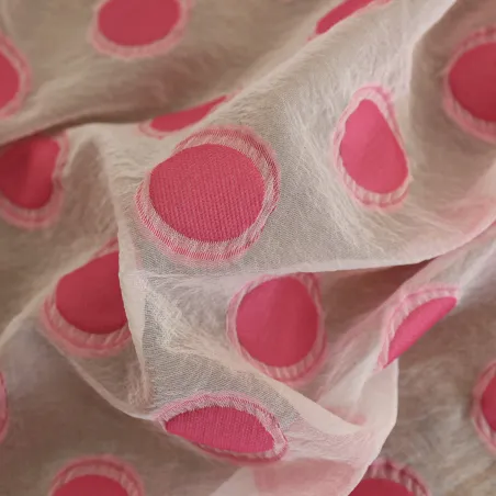 Jacquard Pois - fucsia | MADE IN ITALY