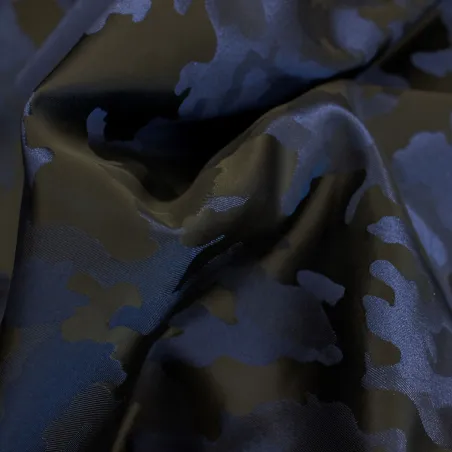 Jacquard Mimetico - Blu Nero | Made in Italy