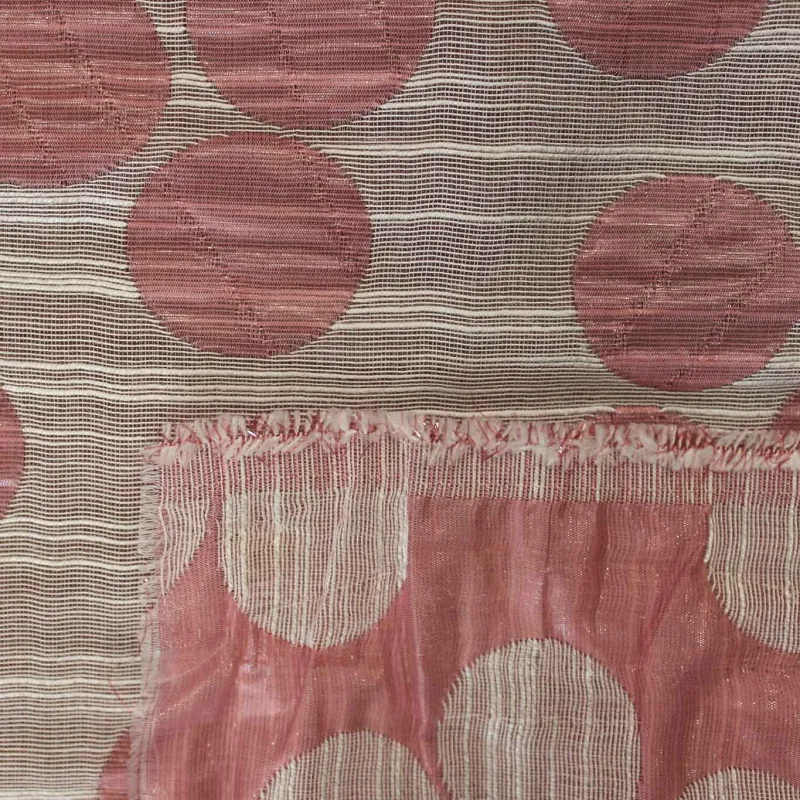Jacquard Pois - Bianco Rosa | MADE IN ITALY