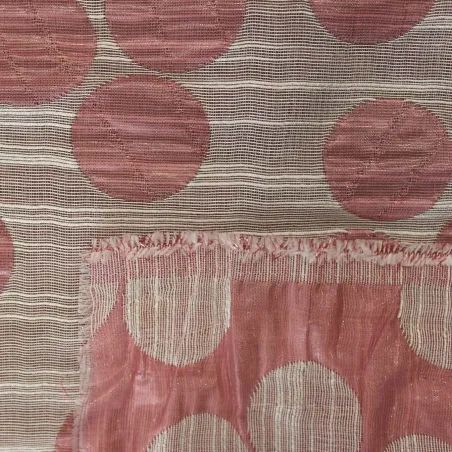 Jacquard Pois - Bianco Rosa | MADE IN ITALY
