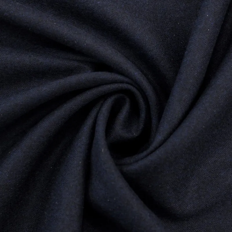 Flanella Pura Lana Made in Italy- Blu