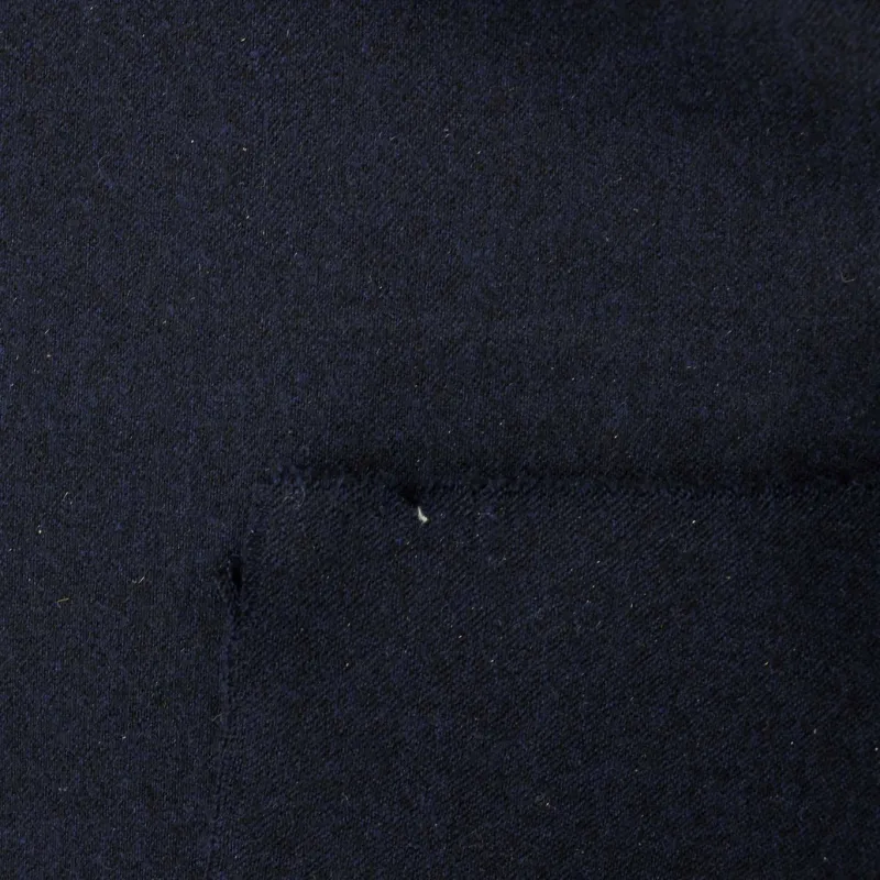 Flanella Pura Lana Made in Italy- Blu