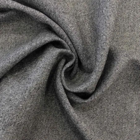 Flanella Pura Lana Made in Italy- Grigio