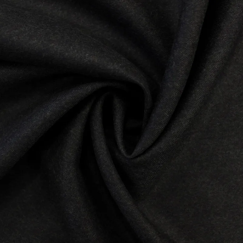 Flanella Pura Lana Made in Italy DRAGO- Grigio Scuro