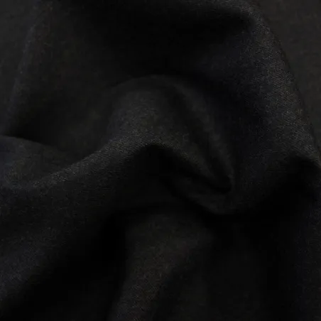 Flanella Pura Lana Made in Italy DRAGO- Grigio Scuro