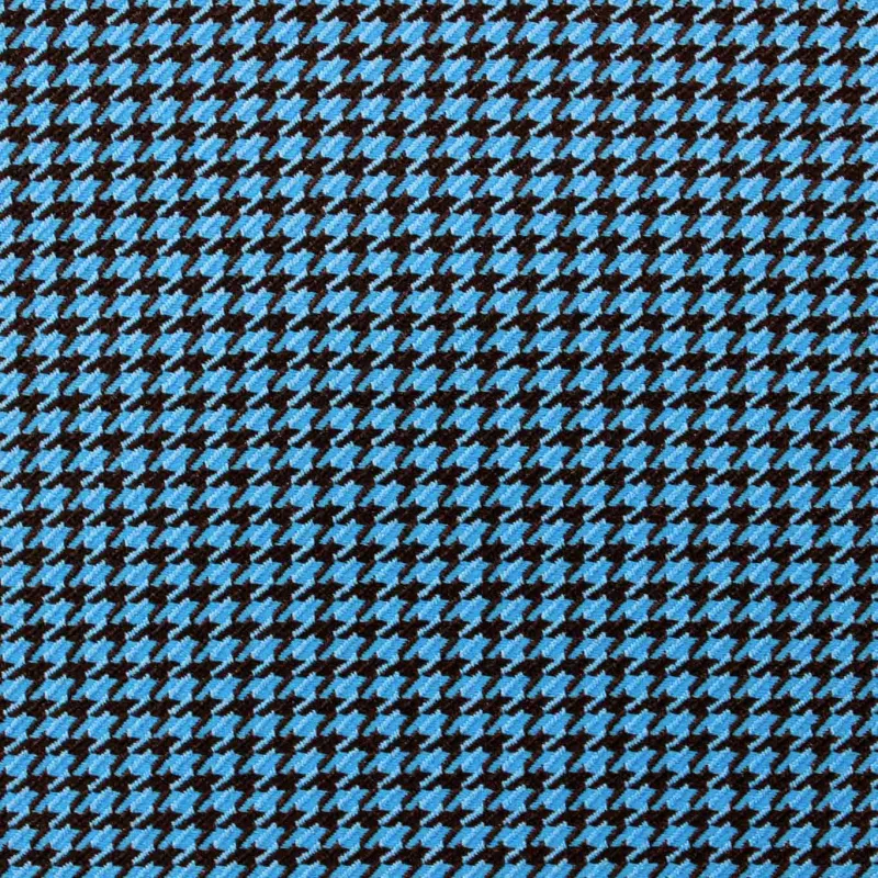 Pied de Poule - Azzurro Nero | Tessuti Fashion | iltessutaio.it