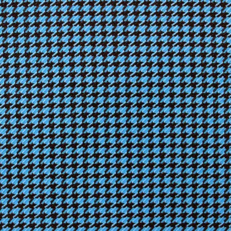 Pied de Poule - Azzurro Nero | Tessuti Fashion | iltessutaio.it