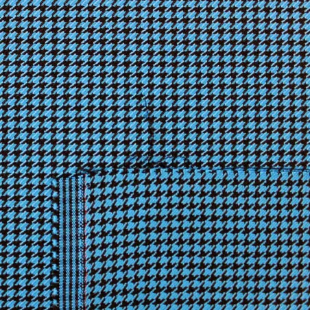 Pied de Poule - Azzurro Nero | Tessuti Fashion | iltessutaio.it