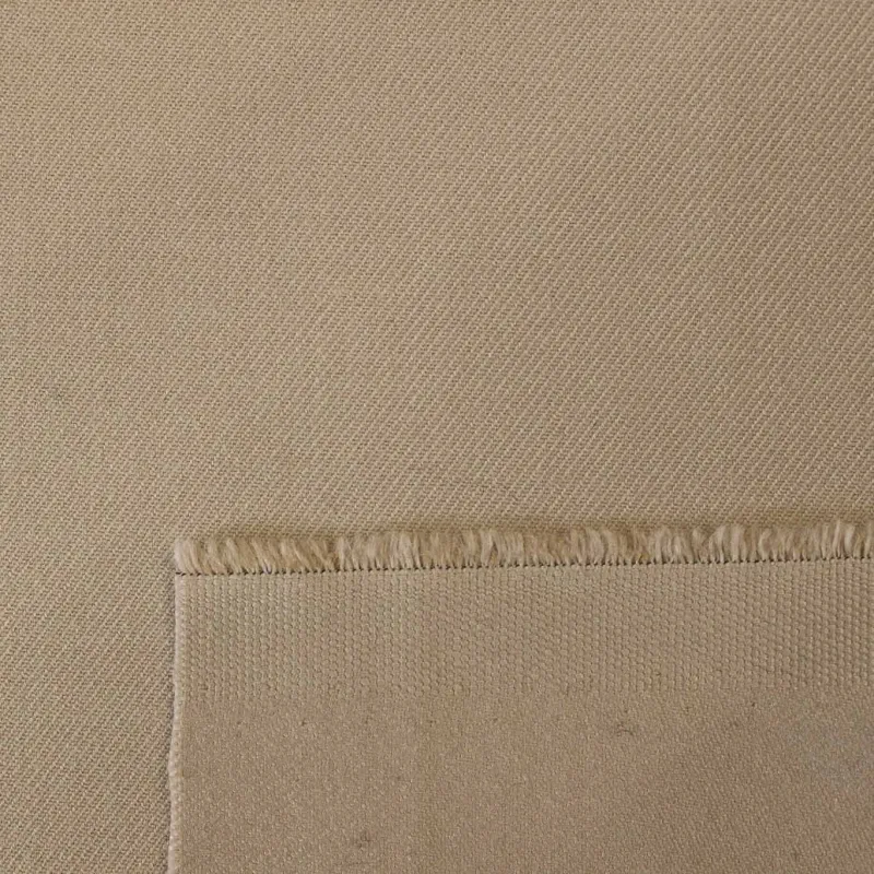 Flanella in poliviscosa - Beige | tessuto per pantaloni