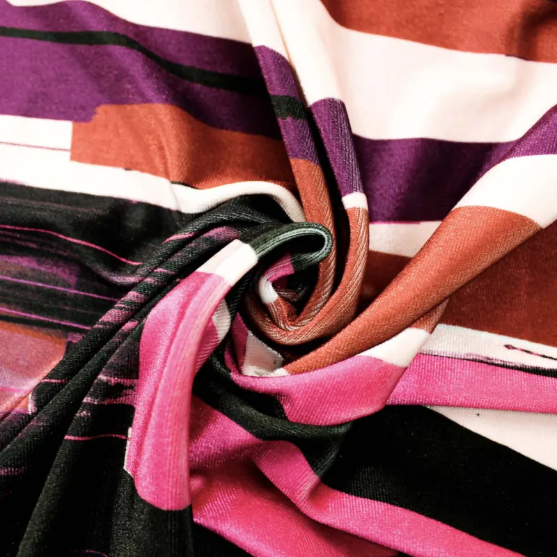 Velluto di Ciniglia fantasia Astratta | IL TESSUTAIO