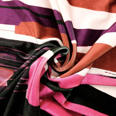 Velluto di Ciniglia fantasia Astratta | IL TESSUTAIO