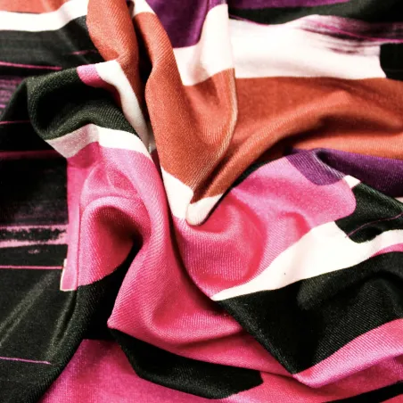 Velluto di Ciniglia fantasia Astratta | IL TESSUTAIO