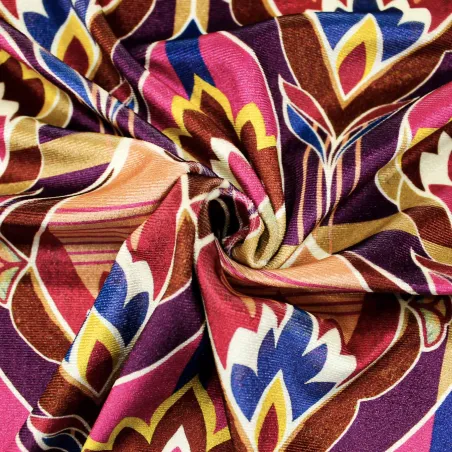 Velluto di Ciniglia fantasia Astratta | IL TESSUTAIO