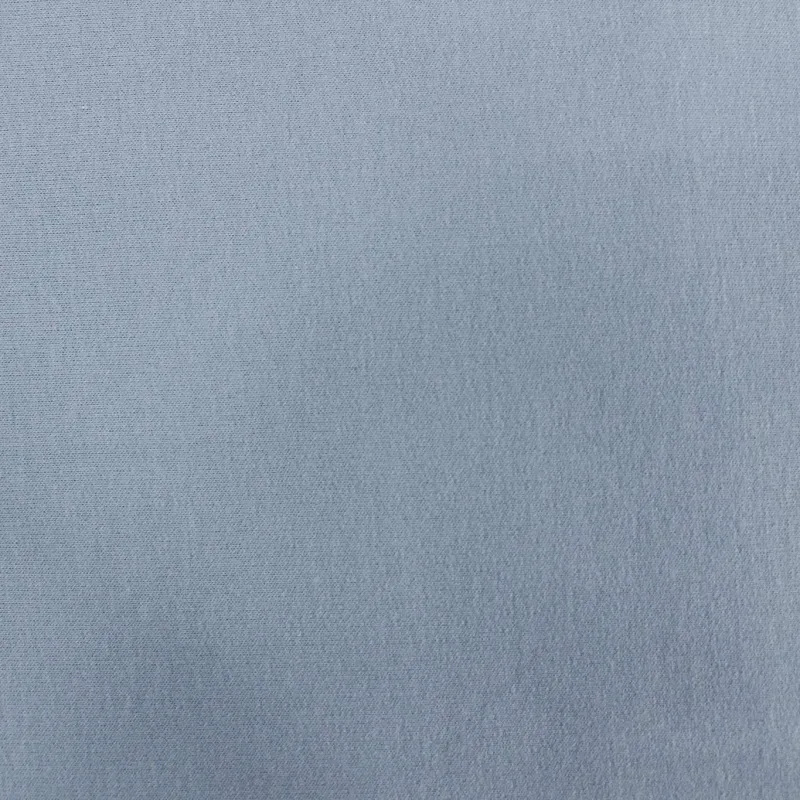 Felpa Garzata di Cotone - Celeste | BIO Certificato GOTS