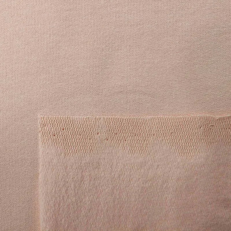 Tessuto in Felpa - Rosa Scuro | BIO Certificato GOTS