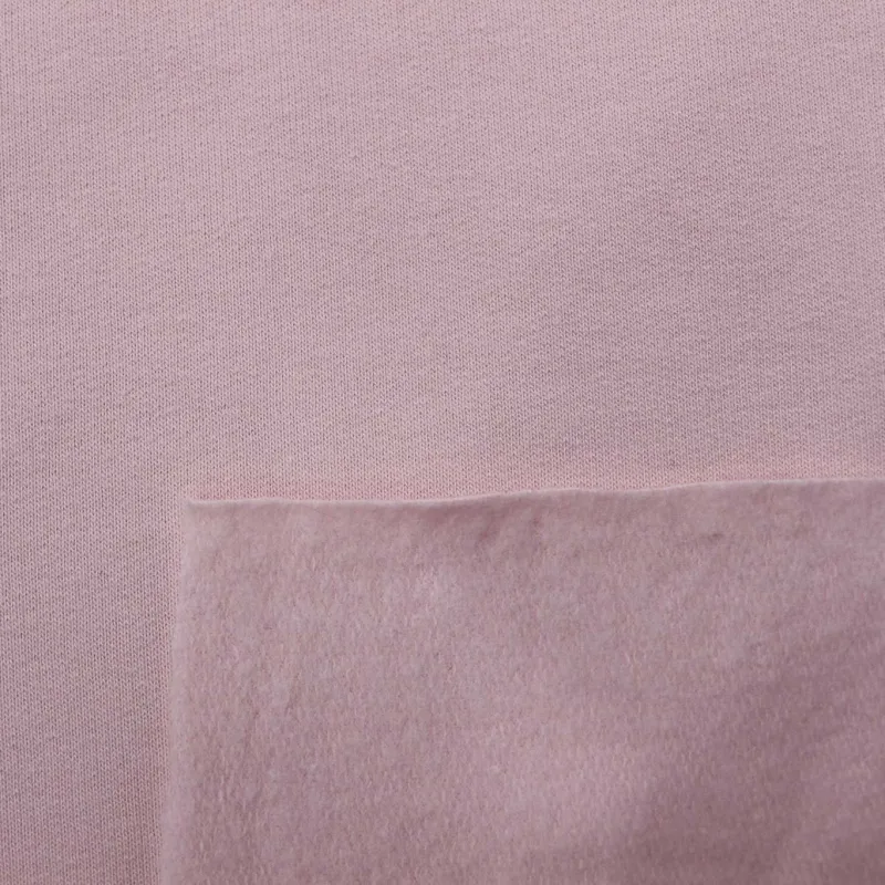 Tessuto Felpa - Rosa Baby | BIO Certificato GOTS