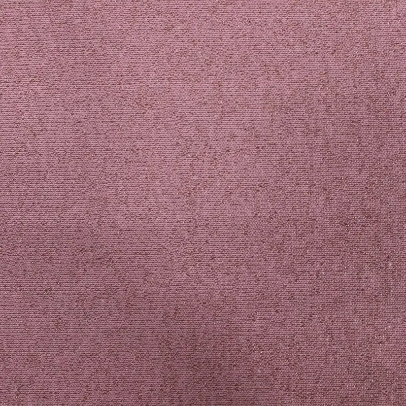 Tessuto in Felpa - Rosa Lurex | OEKO-TEX