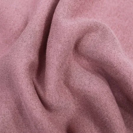 Tessuto in Felpa - Rosa Lurex | OEKO-TEX