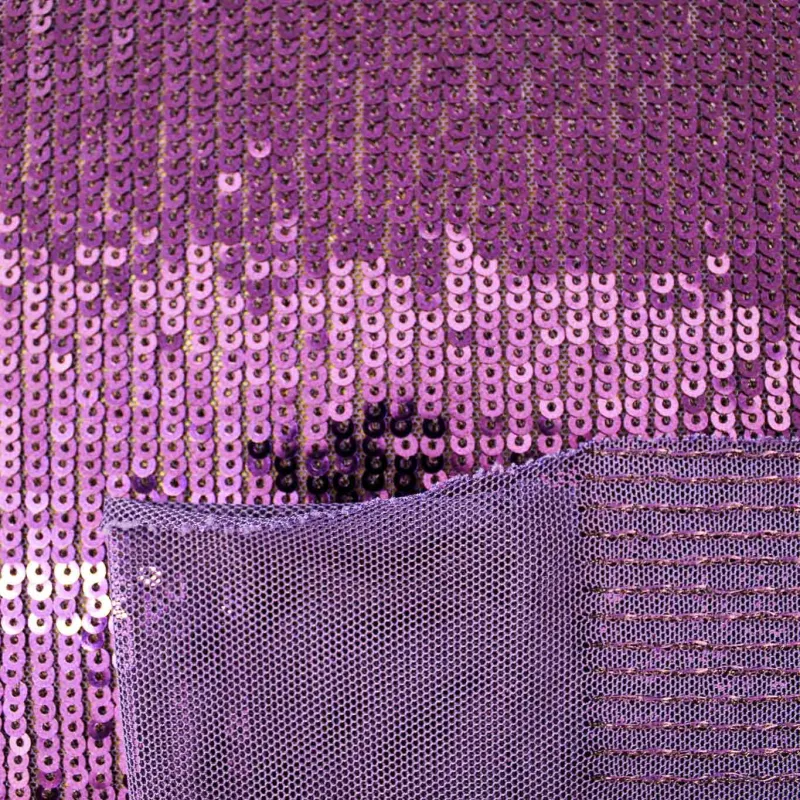 Tessuto con Paillettes - Viola | ILTESSUTAIO