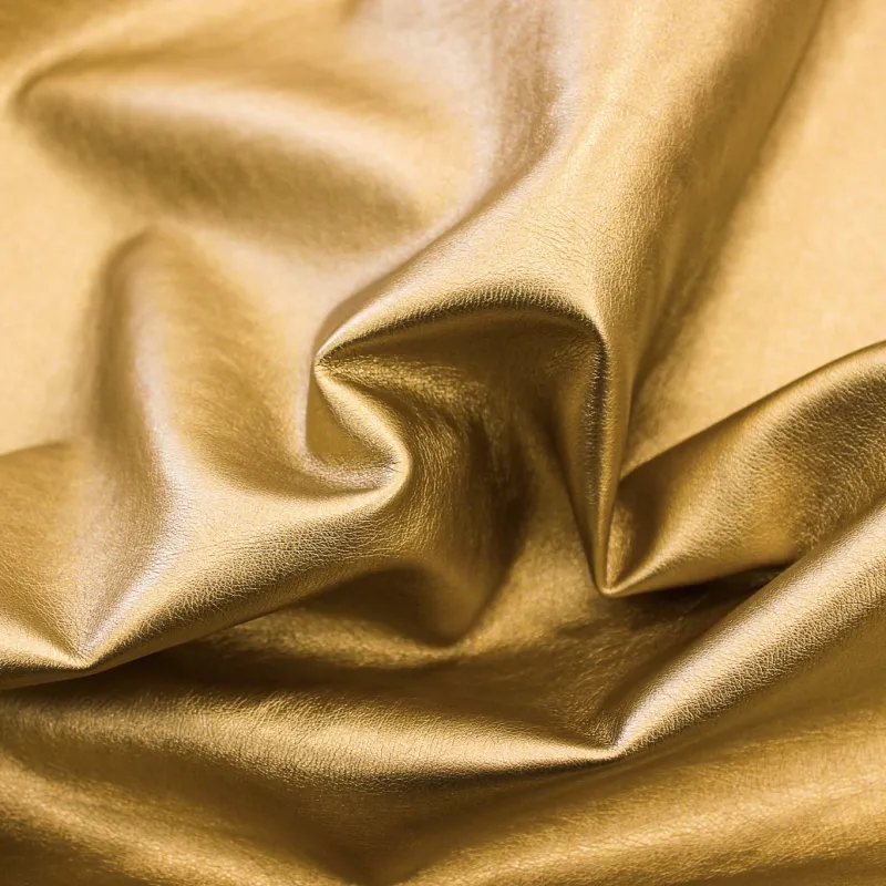 Tessuto in Ecopelle - Oro | ILTESSUTAIO