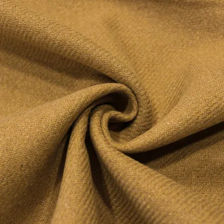 Tessuto per Cappotti - Cammello| Misto Lana | Made in Italy