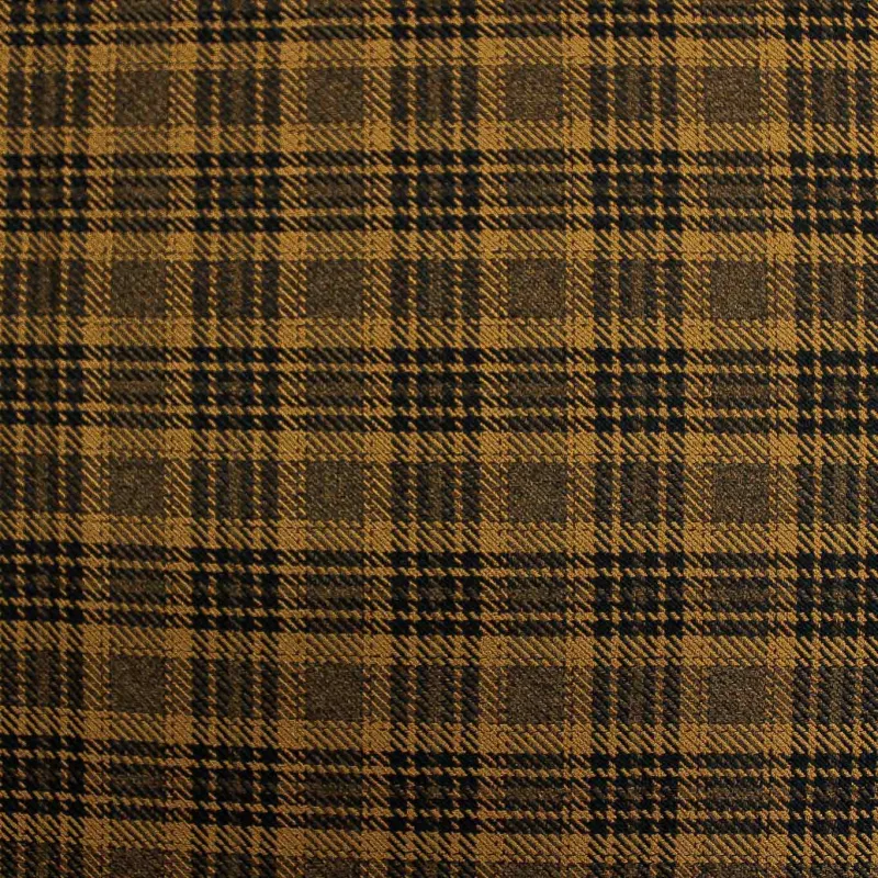 Tessuto Scozzese - Marrone e Nero | ILTESSUTAIO