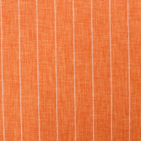Tessuto Rigato in poliviscosa - Arancio | ILTESSUTAIO