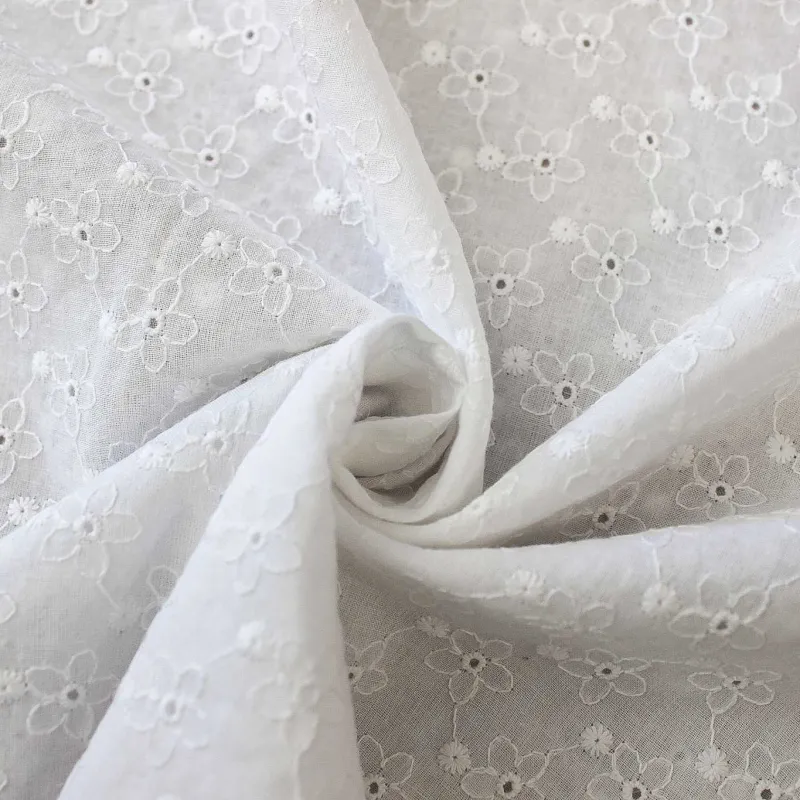 Pizzo san gallo ricamato 100% cotone | ILTESSUTAIO