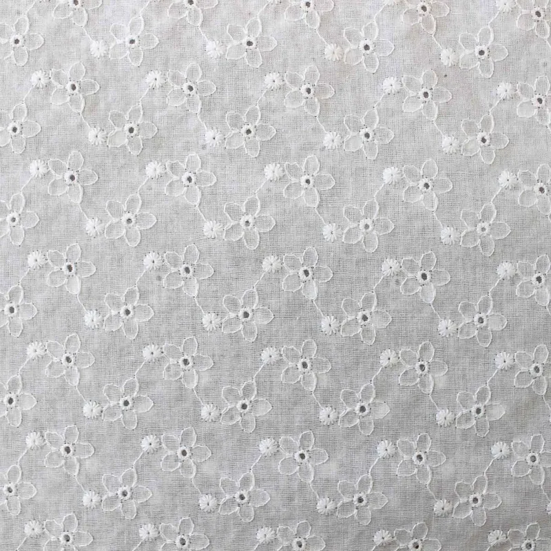 Pizzo san gallo ricamato 100% cotone | ILTESSUTAIO