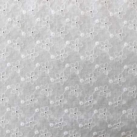 Pizzo san gallo ricamato 100% cotone | ILTESSUTAIO