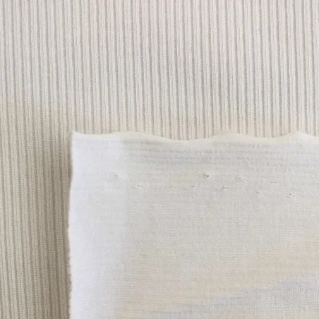 Jersey Tessuto a coste - Bianco | ILTESSUTAIO