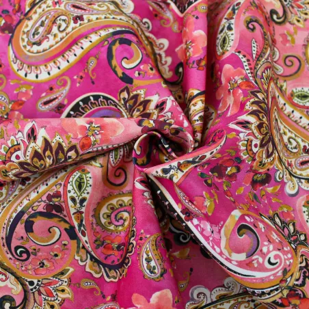 Raso di Cotone - Fantasia Cashmere | MADE IN ITALY