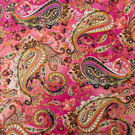 Raso di Cotone - Fantasia Cashmere | MADE IN ITALY