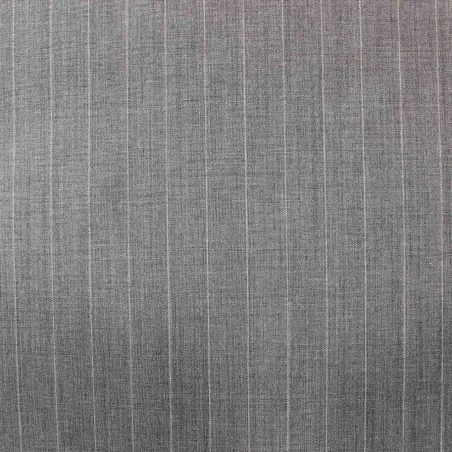 Tessuto gessato - Grigio Bianco | ILTESSUTAIO