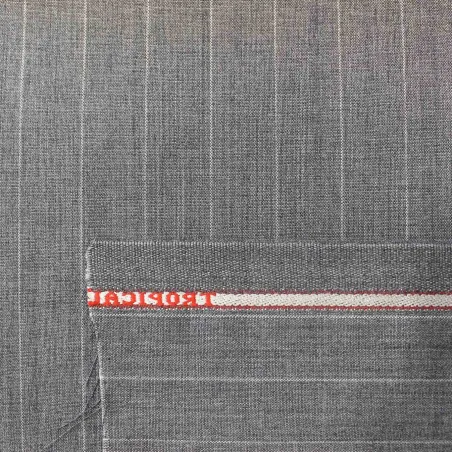 Tessuto gessato - Grigio Bianco | ILTESSUTAIO