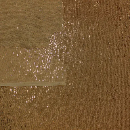 Tessuto con Paillettes Oro | Tessuti Cerimonia