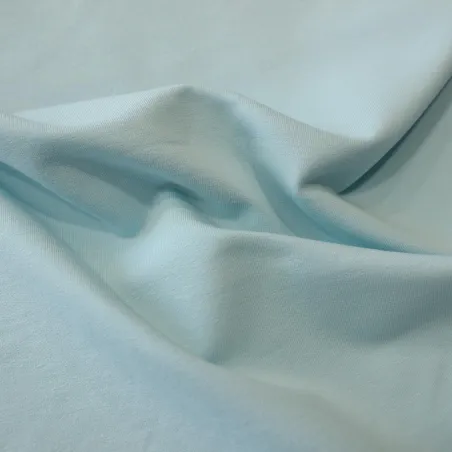 Tessuto felpa Bio - Celeste | GOTS