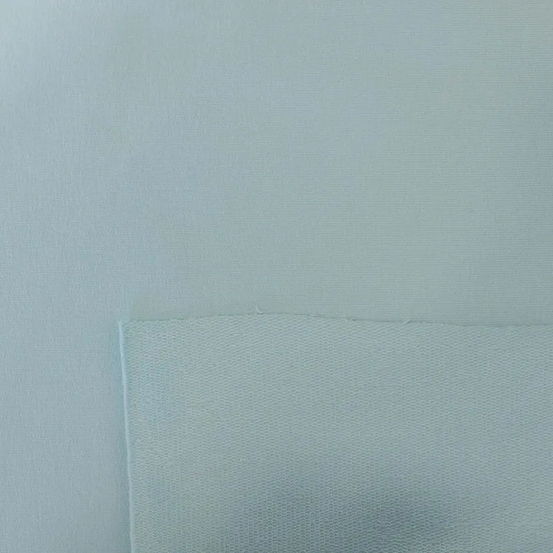 Tessuto felpa Bio - Celeste | GOTS