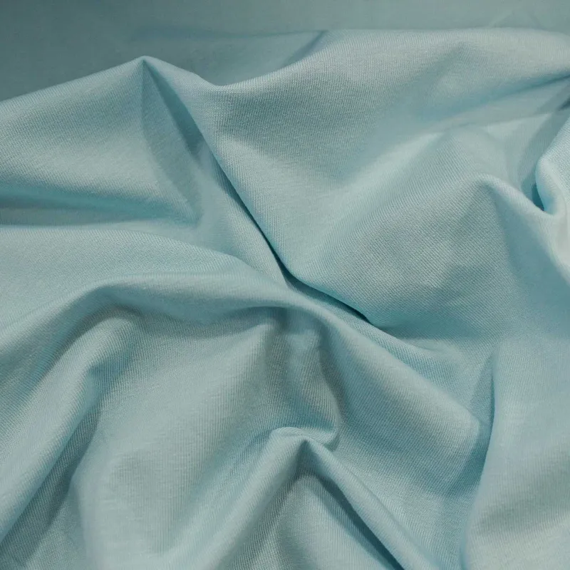 Jersey di cotone biologico GOTS - Celeste | Shop  made in Puglia