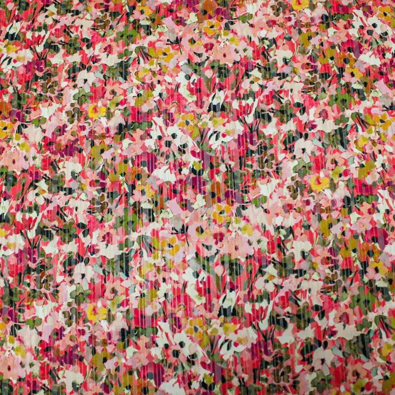 Tessuto Devore  Fantasia Provenzale | ILTESSUTAIO