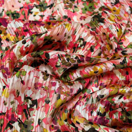 Tessuto Devore  Fantasia Provenzale | ILTESSUTAIO