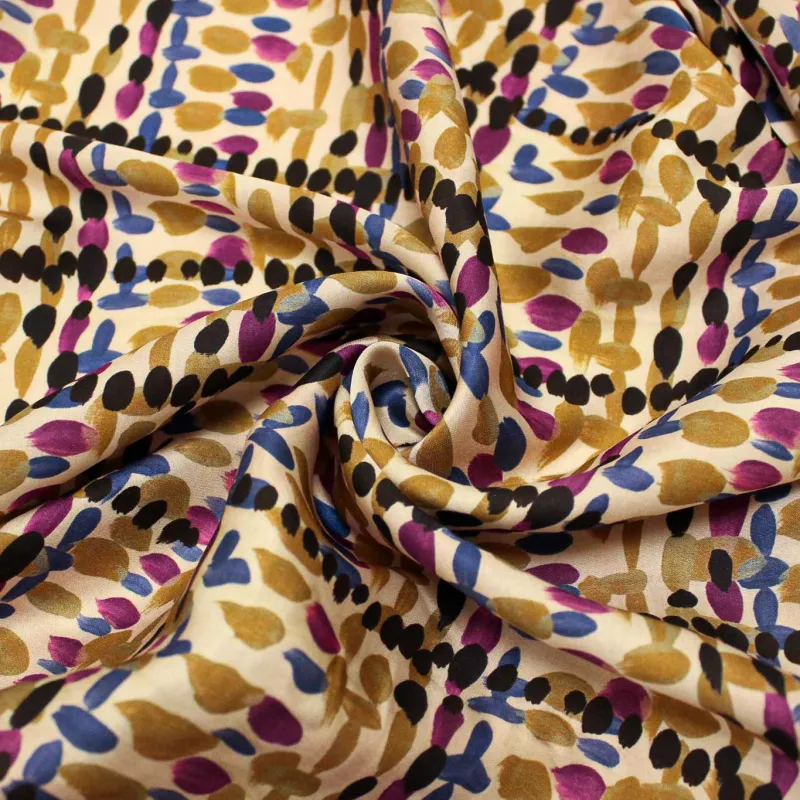 Tessuto in Raso Fantasia astratta | ILTESSUTAIO