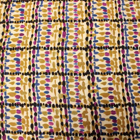 Tessuto in Raso Fantasia astratta | ILTESSUTAIO