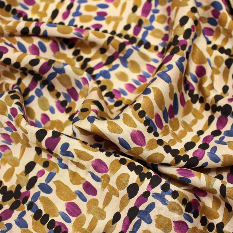 Tessuto in Raso Fantasia astratta | ILTESSUTAIO