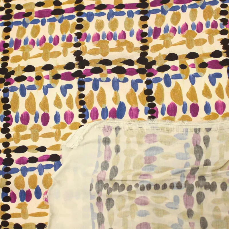 Tessuto in Raso Fantasia astratta | ILTESSUTAIO