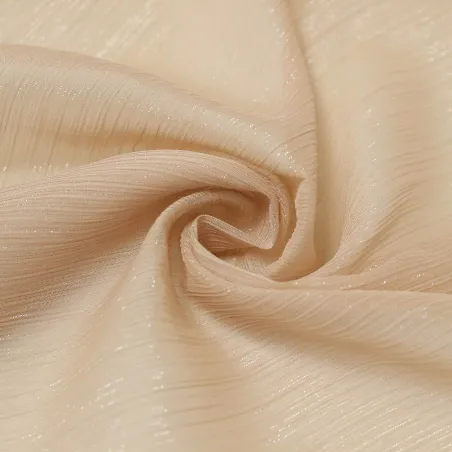 Tessuto Chiffon  Lurex Rosa | TESSUTI CERIMONIA