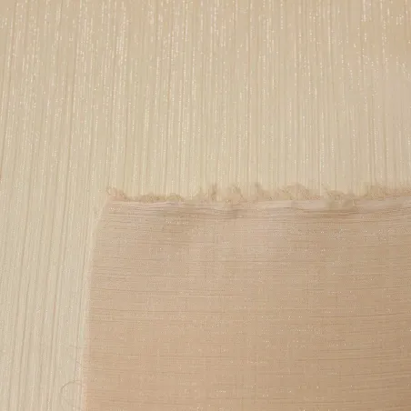 Tessuto Chiffon  Lurex Rosa | TESSUTI CERIMONIA